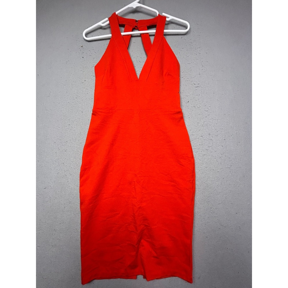 H&M Dress Bandage Red US 4 EUR 34 Womens